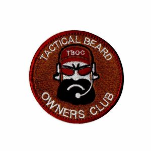 Patch Bordado Airsoft Soldado Campo Jogador Barbudo DV80603-24