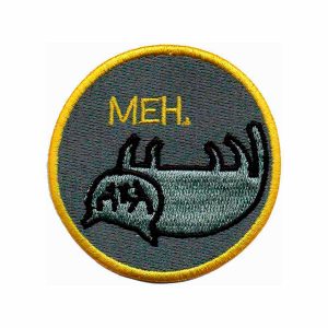 Patch Bordado - Gatinho Preguiçoso Gato Deitado Meh DV80641-