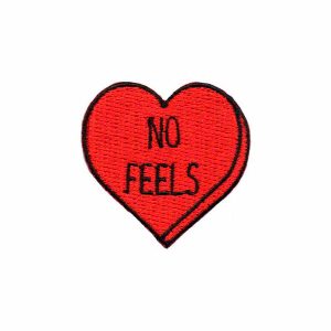 Patch Bordado - Fashion Coração Sem Sentimentos DV80643-