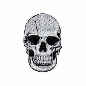 Patch Bordado - Caveira Cranio Realista Raio X DV80648-