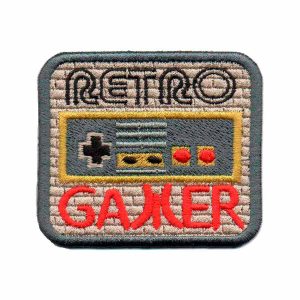 Patch Bordado - Gaming Geek Retro Gamer - Arcade DV80652-
