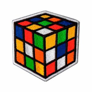 Patch Bordado - Geek Cubo Magico - Rubiks DV80653-