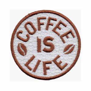 Patch Bordado - Eu Amo Café É Vida - Coffe Is Life DV80660-392