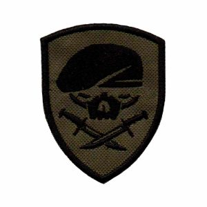 Patch Bordado - Caveira de Boina com Facas DV80663-49