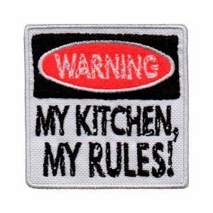 Patch Bordado - Minha Cozinha Minhas Regras DV80712-
