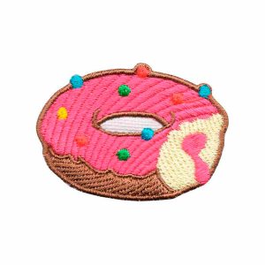 Aplique Patch Bordado Estiloso - Rosquinha DV80748-