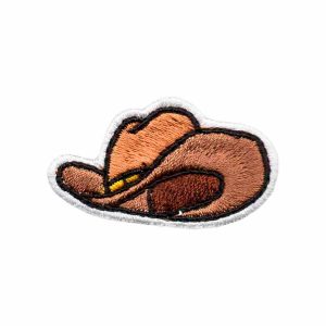 Aplique Patch Bordado Moda Sertanejo - Chapeu Cowboy DV80764-