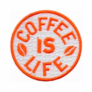 Patch Bordado - Eu Amo Café É Vida - Coffe Is Life DV80809-393