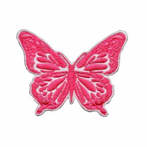 Patch Bordado - Borboleta Feminina Moda Preta DV80815-