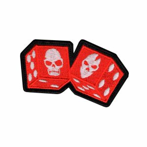 Patch Bordado - Caveira Jogo de Dados da Morte DV80828-181