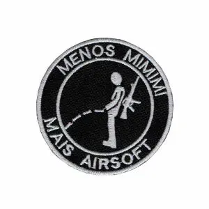 Patch Bordado - Menos Mimimi mais Airsoft DV80838-284