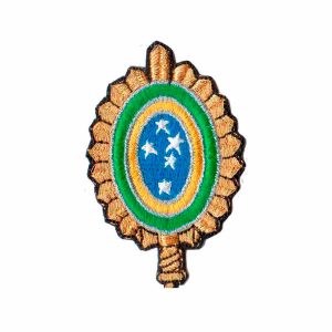 Patch Bordado Brasão Metalizado Exército Brasileiro EX10016-123