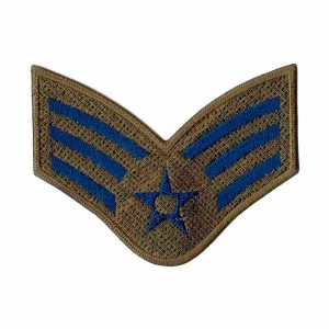 Patch Bordado - Divisa 3º Sargento Aeronautica EX10027-255