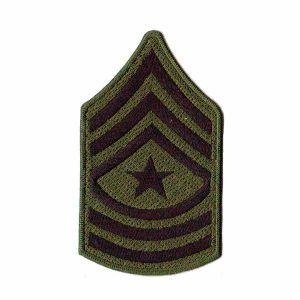 Patch Bordado Divisa Sgto 3º Sargento Major US Army EX10072-267
