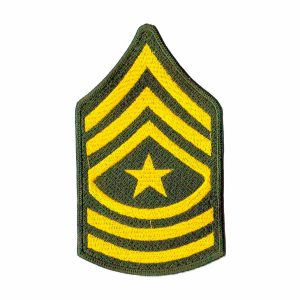 Patch Bordado - Divisa 3º Sargento Major Exercito EX10073-259