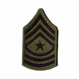 Patch Bordado 3º Sargento Major Exercito Americano EX10075-90