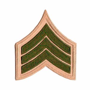 Patch Bordado - Divisa Sargento Exercito Americano  EX10079-79