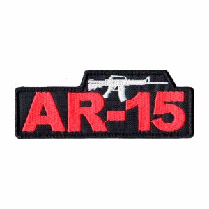 Patch Bordado - Airsoft Rifle Assalto Militar Ar15 EX10128-75