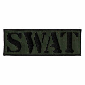 Patch Bordado - Airsoft Swat Costas Verde PL60103-445