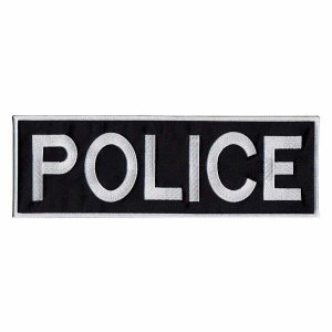 Patch Bordado - Airsoft ou Casaco Police Policia PL60106-G07