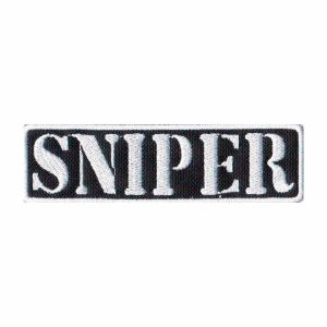 Patch Bordado - Tarja Sniper - Franco Atirador Elite PL60124-55
