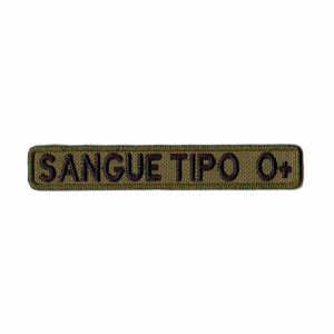 Patch Bordado - Tarja Tipo Sanguineo O Sangue Rh O+ PL60150-121