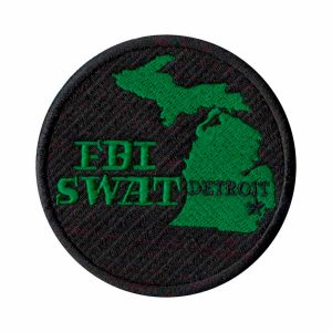 Patch Bordado - Policia Federal Fbi Swat Detroit PL60170-319