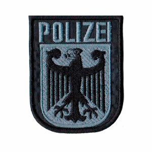 Patch Bordado - Airsoft Policia Alemanha Polizei PL60193-314