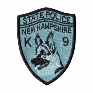 Patch Bordado - K9 New Hampshire Eua Cinza PL60210-237