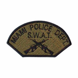 Patch Bordado - Rifle Swat Miami Police Department PL60264-45