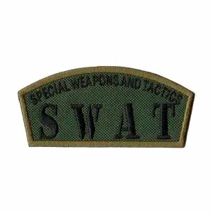 Patch Bordado - Sigla Brasao Policia Swat USA PL60290-312