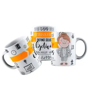 Caneca Cerâmica Administradora Formada Administração