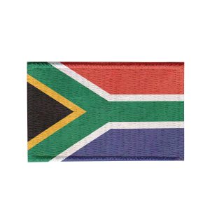 Patch Sublimado Bandeira Africa do Sul 8,0x5,5 Bordado