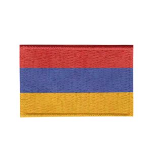 Patch Sublimado Bandeira Armenia 8,0x5,5 Bordado