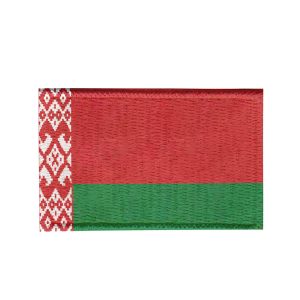 Patch Sublimado Bandeira Belarus 8,0x5,5 Bordado