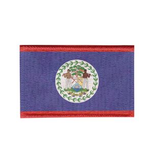Patch Sublimado Bandeira Belize 8,0x5,5 Bordado
