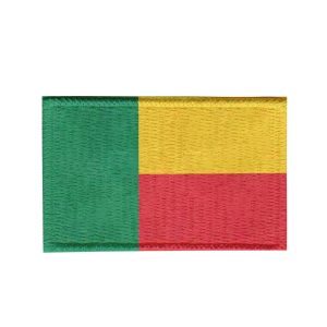 Patch Sublimado Bandeira Benin 8,0x5,5 Bordado
