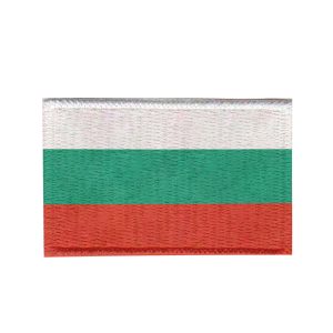 Patch Sublimado Bandeira Bulgária 8,0x5,5 Bordado