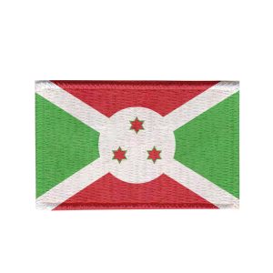 Patch Sublimado Bandeira Burundi 8,0x5,5 Bordado