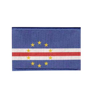 Patch Sublimado Bandeira Cabo Verde 8,0x5,5 Bordado