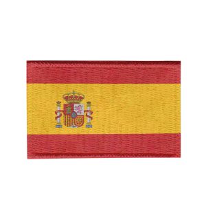 Patch Sublimado Bandeira Espanha 8,0x5,5 Bordado