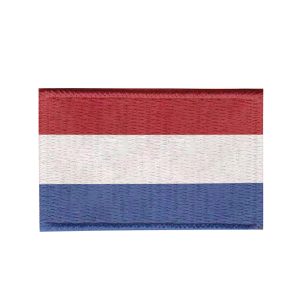 Patch Sublimado Bandeira Holanda 8,0x5,5 Bordado