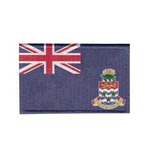 Patch Sublimado Bandeira Ilhas Caimã 8,0x5,5 Bordado