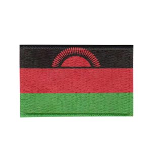 Patch Sublimado Bandeira Malawi 8,0x5,5 Bordado
