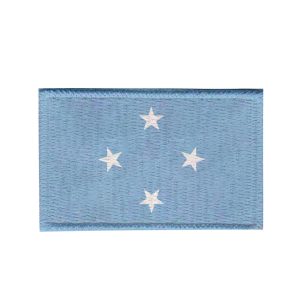 Patch Sublimado Bandeira Micronésia 8,0x5,5 Bordado