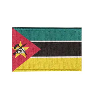 Patch Sublimado Bandeira Moçambique 8,0x5,5 Bordado