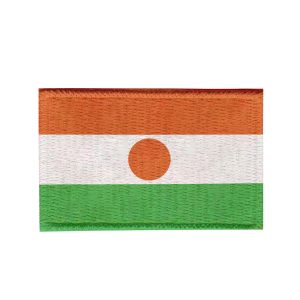 Patch Sublimado Bandeira Níger 8,0x5,5 Bordado