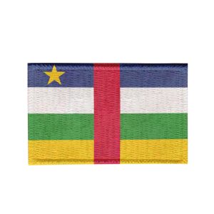 Patch Sublimado Bandeira República Centro-Africana 8,0x5,5