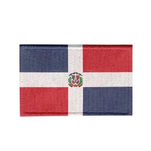 Patch Sublimado Bandeira República Dominicana 8,0x5,5