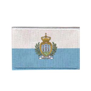 Patch Sublimado Bandeira San Marino 8,0x5,5 Bordado